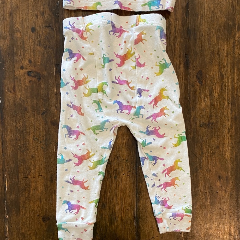 🩷 Baby GAP Unicorn Print Matching Set 🩷 - Picture 9 of 9
